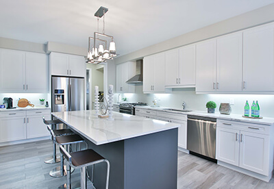 carrera marble kitchen island